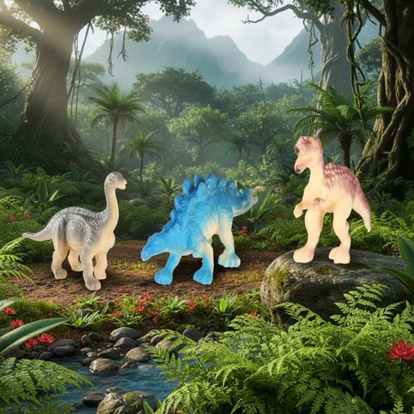 Dinosauruksen muna 12 dinosaurusta + tarvikkeet