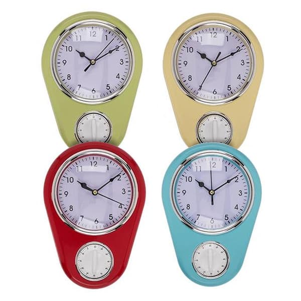 Veggur & Timer - Klokke med timerfunksjon - Blue