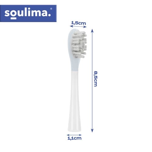 Tannbørstehode for Soulima X800 - 2-pakning