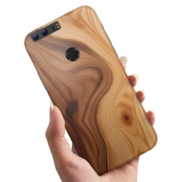 Deksel / Mobildeksel til Huawei Honor 8 - Wood