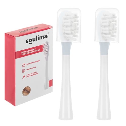 Tannbørstehode for Soulima X800 - 2-pakning