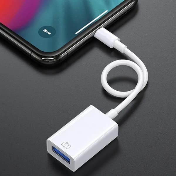 Lightning til USB-adapter kompatibel med iPhone/iPad – OTG