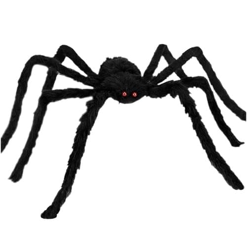 Stor Edderkop 50 cm - Halloween