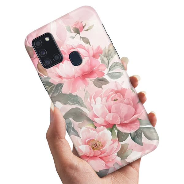 Deksel / Mobildeksel til Samsung Galaxy A21s - Flowers