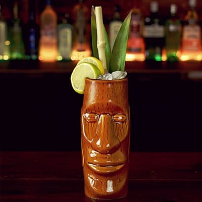 Tiki Påskeø-Glas 40 cl Brun