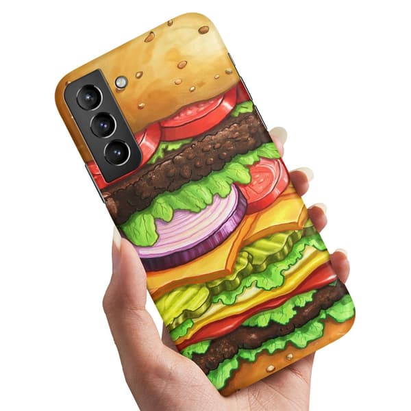 Deksel / Mobildeksel til Samsung Galaxy S21 - Hamburger
