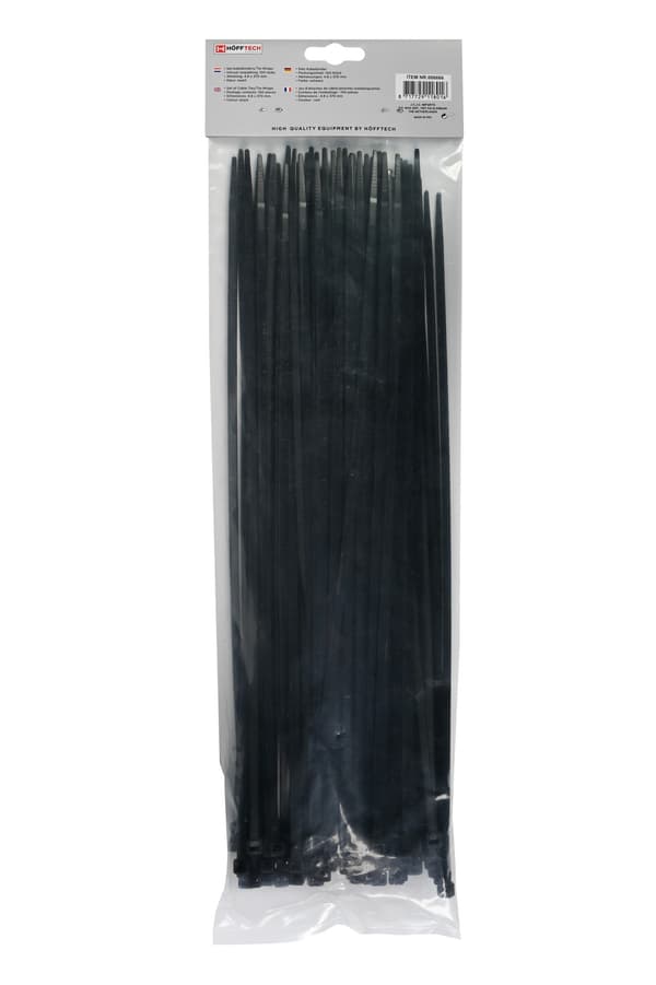 Kabelbinder 4.8 x 380 mm 100 stk sort