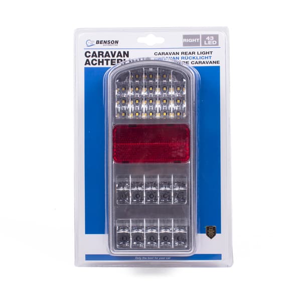 Baglygte campingvogn 43 LED højre E4
