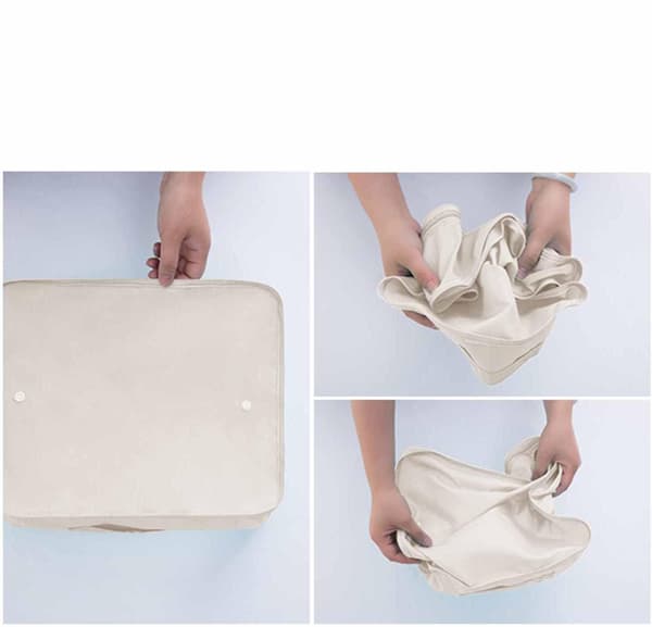Organizer til Kuffert - 7 dele - Tasker til Rejse - Beige