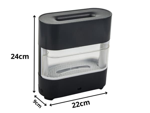Luftfugter pejs - LED aromadiffuser med damp
