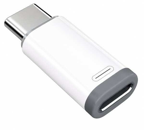 USB-C til Lightning-adapter kompatibel med iPhone, iPad og MacBook