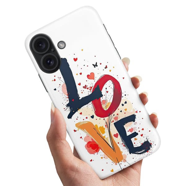 Deksel / Mobildeksel til iPhone 16 Plus - Love