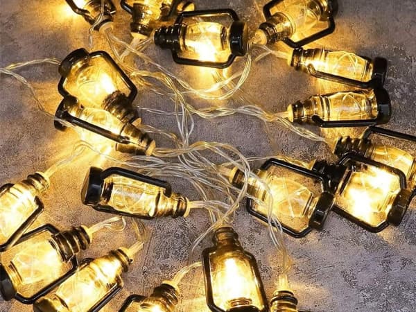 Solcellelyslenke LED-lykter