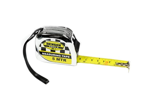 Måttband krom 5 m x 19 mm