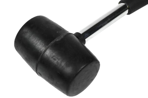 Gummiklubba 5 x 9 cm stålskaft