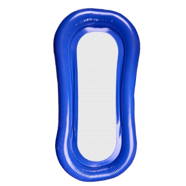 Poolmadrass med Nät - Blue