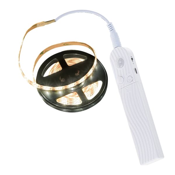 LED-stripe med bevegelsessensor - 2m - Varmhvit