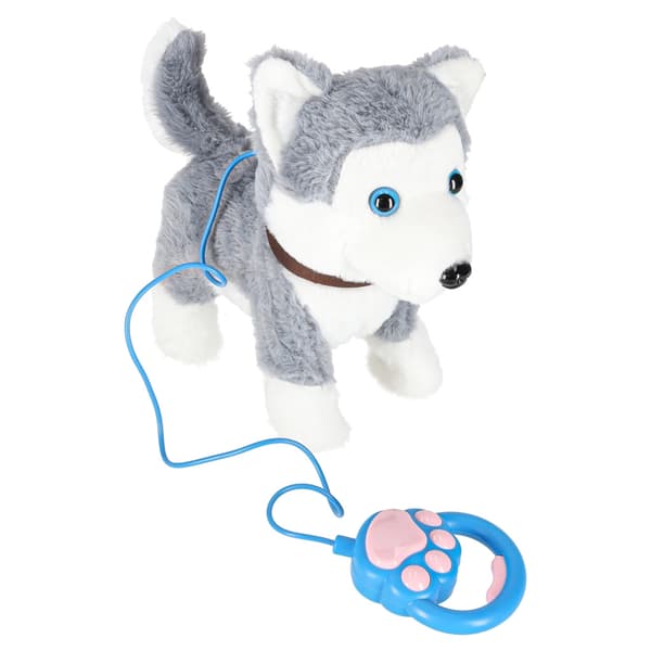 Interaktiv hund i bånd husky
