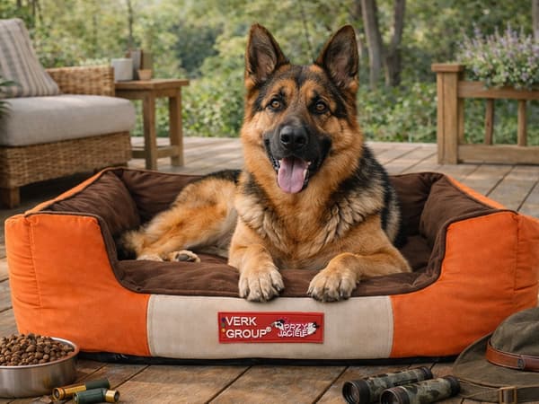 Hund- och kattbädd medium halkfri