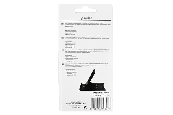 Mobilholder justerbar