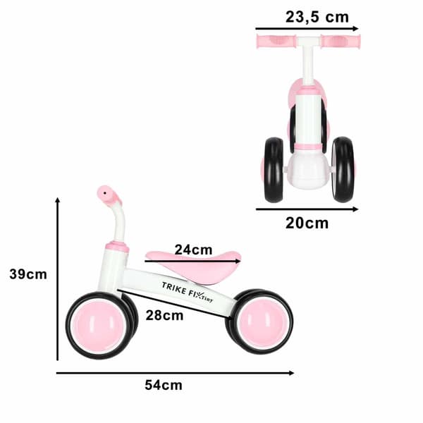 Lasten potkupyörä - 4 pyörää