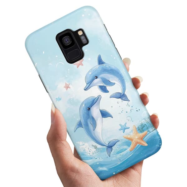 Deksel / Mobildeksel til Samsung Galaxy S9 - Dolphins