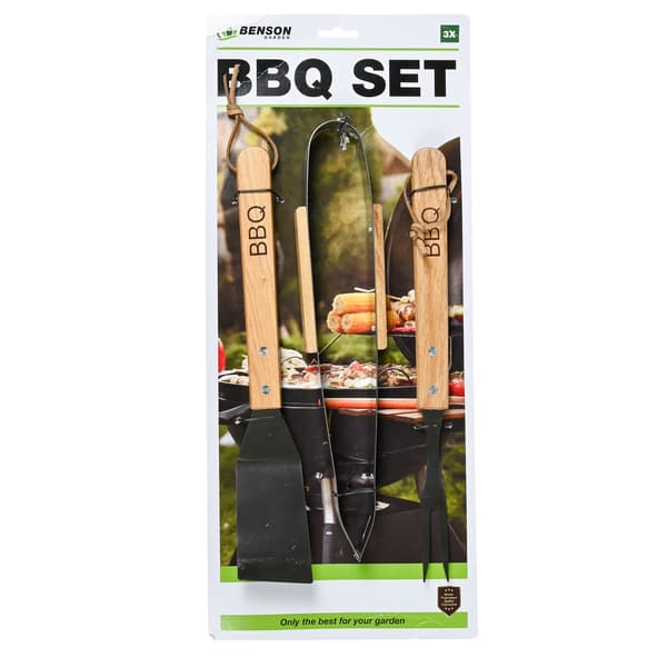 BBQ-tillbehör 3 delar