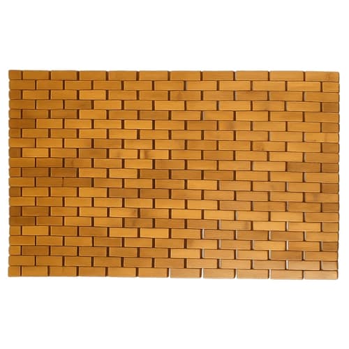 Badeværelsesmåtte Bambus - 80x50 cm