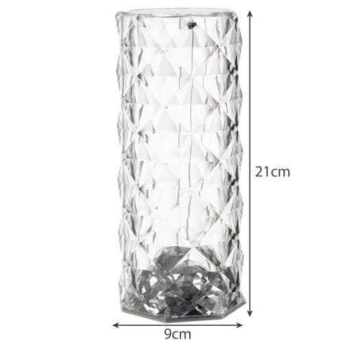 Bordlampe Krystall – RGB