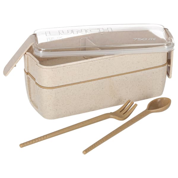 Madkasse 750 ml beige