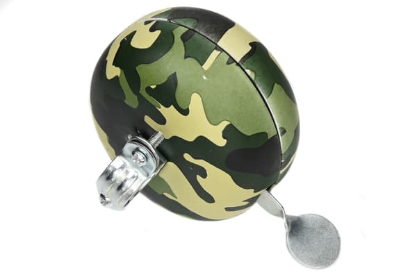 Cykelklocka ding-dong 80 mm kamouflage