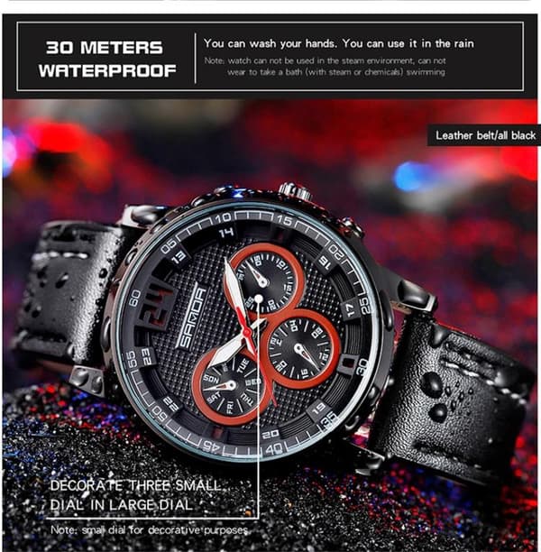 Quartz Ur / Armbåndsur - Sort
