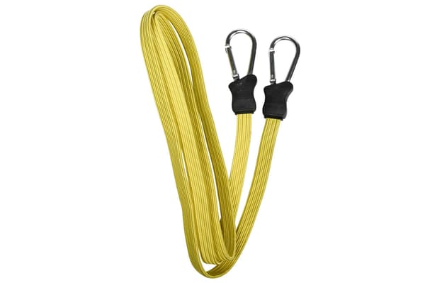 Strikk flat 180 cm med karabinkrok
