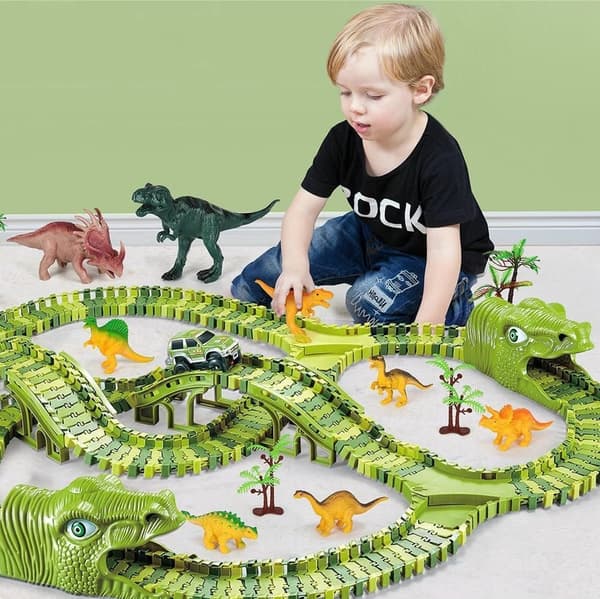 Stor Bilbane for Barn – Dinosaur