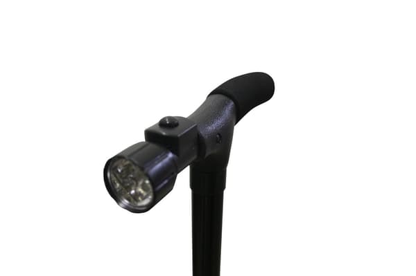 Ergonomisk spadserestok + LED