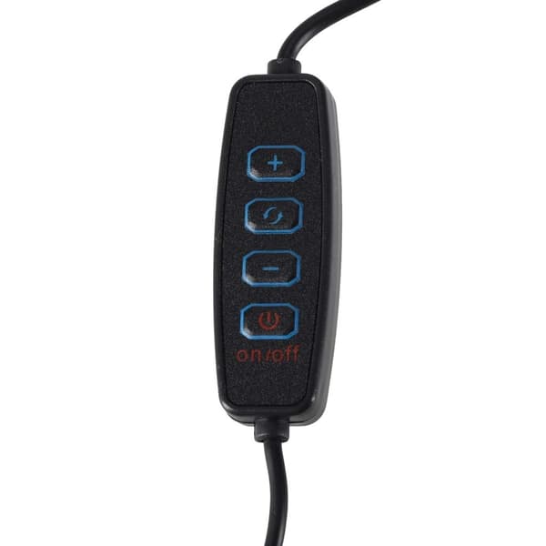 LED skrivebordslampe med klemme USB