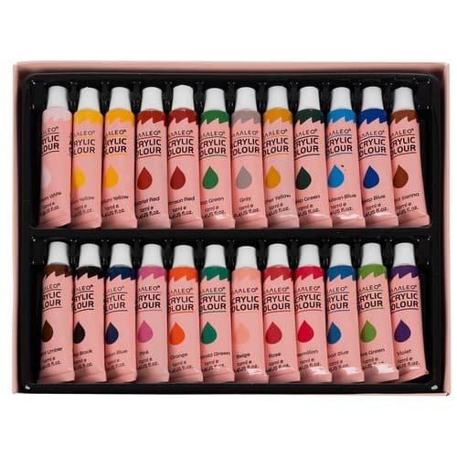 Akrylmaling Sæt - 24x12ml – Kunstnermaling
