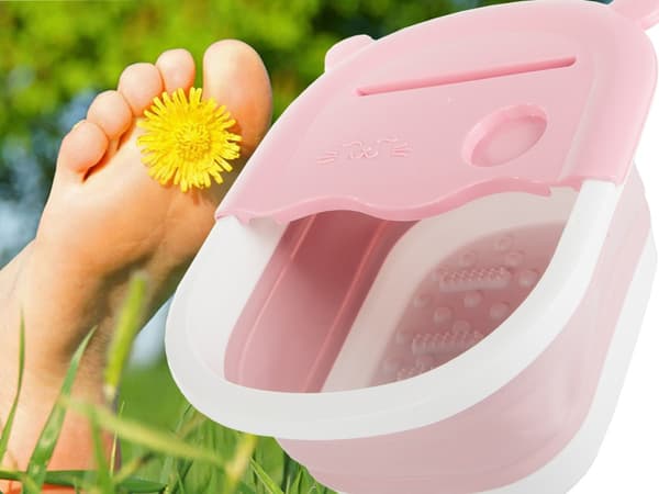 Sammenleggbart Fotbad – Balje - Pink