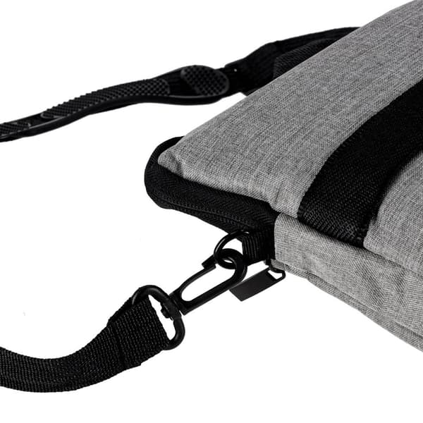 Laptopväska 15.6" axelrem grå