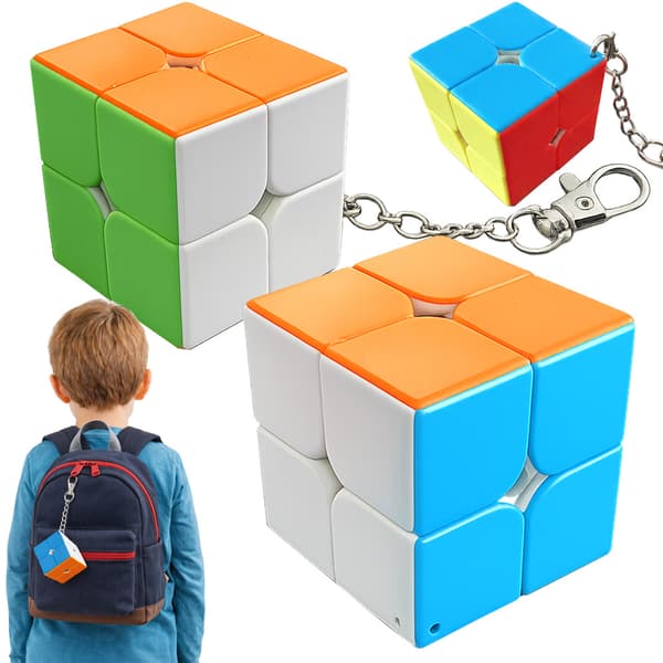 Rubiks kube nøkkelring 2x2