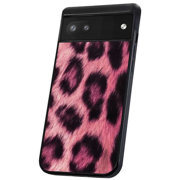 Google Pixel 6A - Kuoret/Suojakuori Pink Leopard
