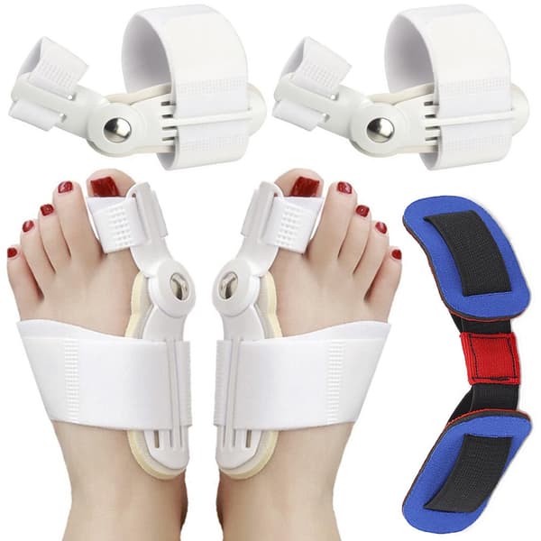 Tåstøtte Hallux Valgus - 2-pak ortose med ekspander