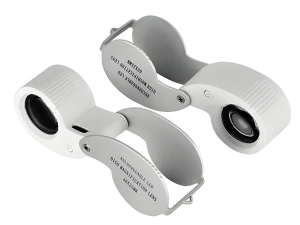Förstoringsglas LED USB uppladdningsbart 60x