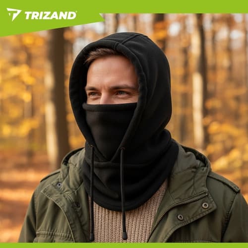Vinterhals svart - Tykk modell