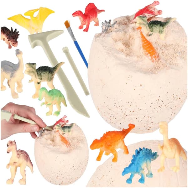 Dinosaurieegg 12 dinosaurer + tilbehør