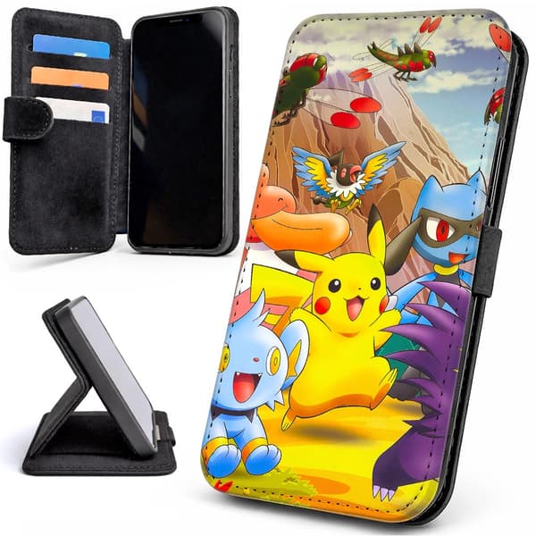 Lommebok Deksel / Mobildeksel til iPhone 7 / 8 / SE - Pokemon