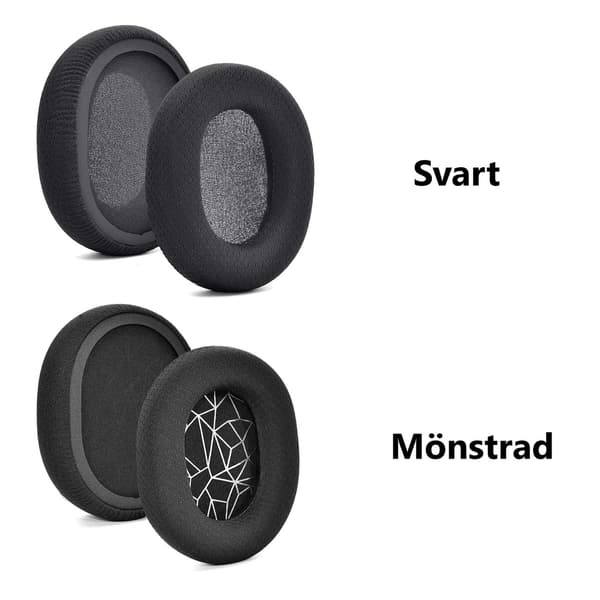 Øreputer til SteelSeries Arctis 1 3 5 7 9 Pro - Erstatningsputer - Svart