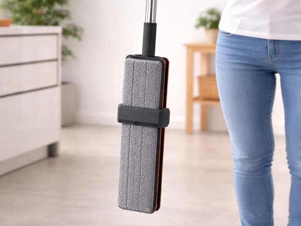 Fladmoppe mikrofiber teleskopisk
