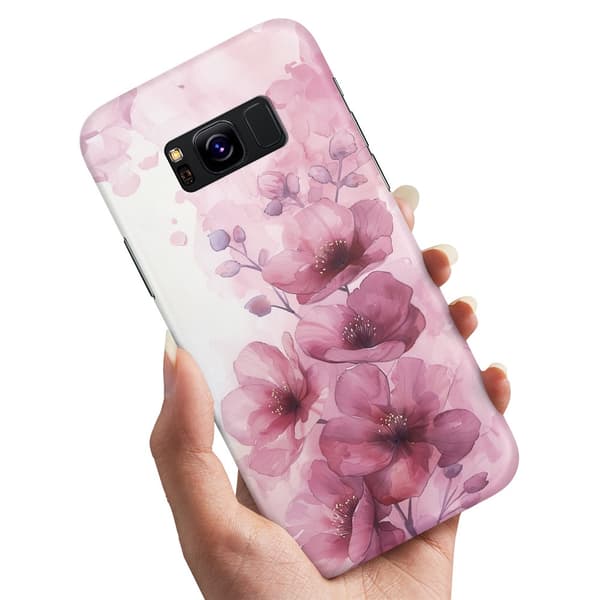 Deksel / Mobildeksel til Samsung Galaxy S8 Plus - Flowers