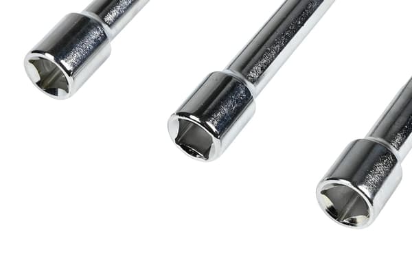 Forlænger topnøgle 3 stk 1/2\" 3\" 6\" 9\"